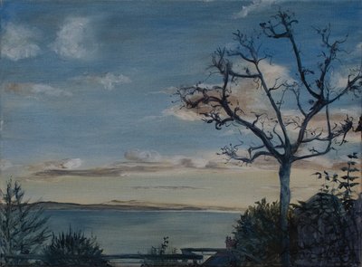 Ditcheat Hill, Somerset, 2019 (öljy kankaalle) tekijältä Antonia Myatt