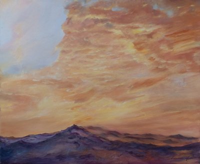 Keski-Atlantti, 2009 (öljy kankaalle) tekijältä Antonia Myatt