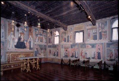 Yleiskuva St Francesca romanin elämästä (fresko tekijältä Antoniazzo Romano