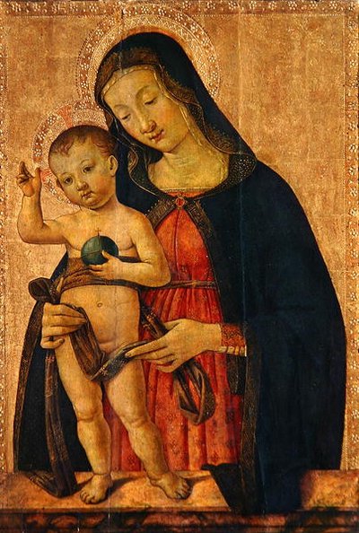 Madonna ja lapsi tekijältä Antoniazzo Romano