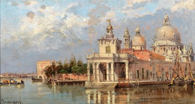 Antonietta Brandeis Dogana ja Santa Maria della Salute (Santa Maria della Salute) tekijältä Antonietta Brandeis