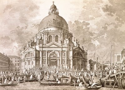Herttuan juhlat, Venetsian Doge ja Signoria vuosittaisessa Our Lady of Healthin juhlassa tekijältä Antonio (after) Canaletto