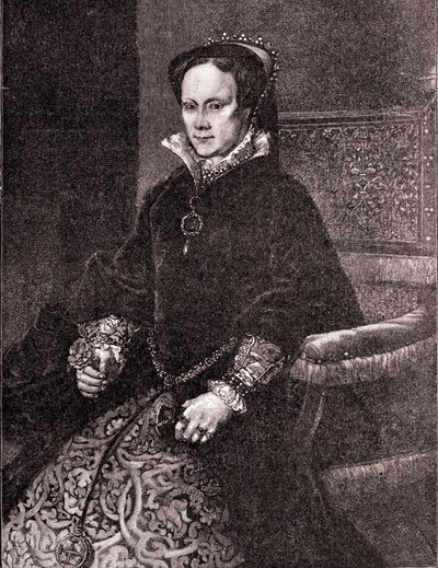Mary Tudor tekijältä Antonio (after) Ciseri