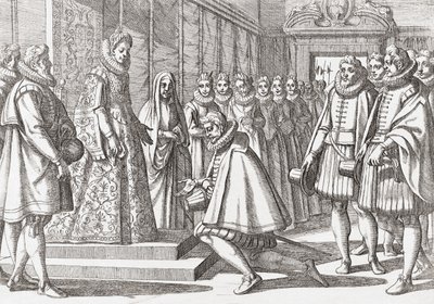 Filippus III, Espanjan kuningas ennen Itävallan Margaretta tekijältä Antonio (after) Tempesta
