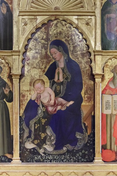 Pyhän Donaton polyptyykki, yksityiskohta tekijältä Antonio (c.1400 49) Alberti