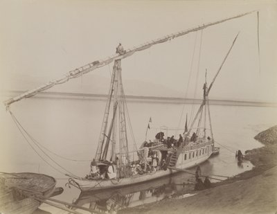 Dahabieh Luxorissa tekijältä Antonio Beato