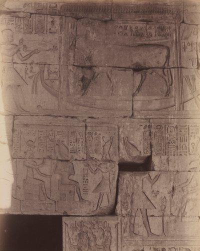 Deir el-Medineh, Sagrat Bargefinnish tekijältä Antonio Beato