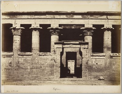 Edfu, Egypti tekijältä Antonio Beato