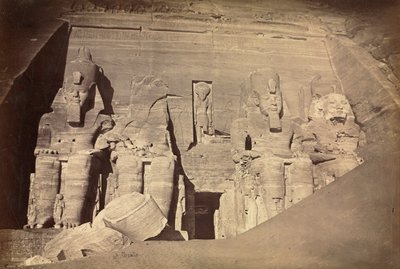Ramses II:n temppeli, Abu Simbel tekijältä Antonio Beato