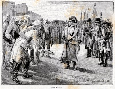 Napoleon Bonaparte, voitti Ulmin taistelun 20. lokakuuta tekijältä Antonio Bonamore