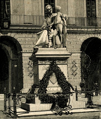 Francesca Capecen (1769-1848) muistomerkki, Antonio Bortone (1844-1938), Maglie, Apulia, Italia tekijältä Antonio Bortone