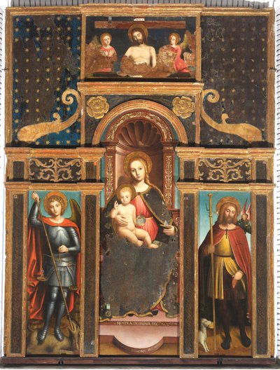 Polyptyykki Our Lady of Consolationin polyptyykki tekijältä Antonio Brea
