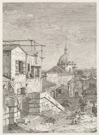 Näkymät: Talo rekisteröintihetkellä tekijältä Antonio Canaletto