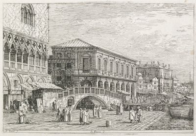 Näkymät: Vankila, Venetsia tekijältä Antonio Canaletto