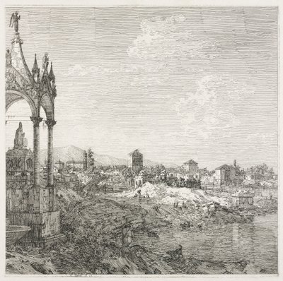 Näkymät: Piispan hauta tekijältä Antonio Canaletto
