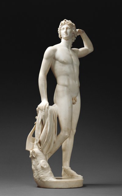 Apollo kruunaa itsensä tekijältä Antonio Canova
