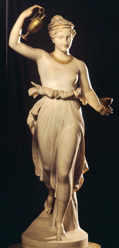 Antonio Canovan (1757-1822) Hebe, marmoripatsas tekijältä Antonio Canova