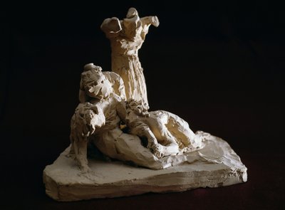 Kristuksen valitus, Antonio Canovan (1757-1822) terrakottapiirros, Possagno, Veneto, Italia tekijältä Antonio Canova