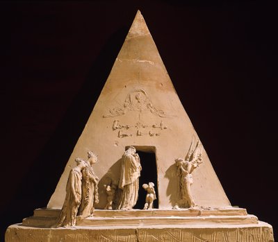 Antonio Canovan (1757-1822) terrakottamallin Tizianin muistomerkki tekijältä Antonio Canova