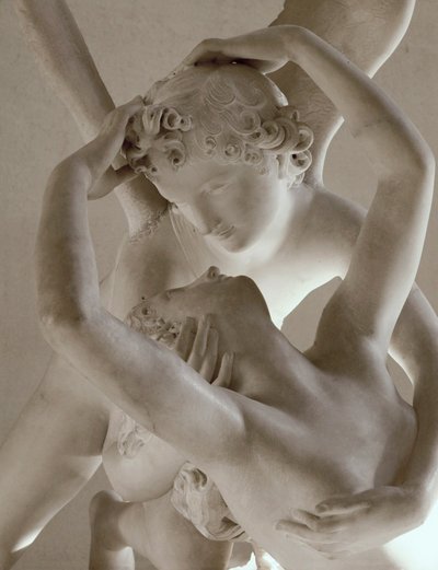 Psyken herättää henkiin Amorin suudelma ... tekijältä Antonio Canova