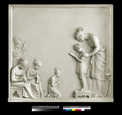 Opetus, 1795 (kipsi) tekijältä Antonio Canova