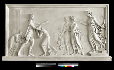 Telemakhoksen paluu, 1787-90 (kipsi) tekijältä Antonio Canova
