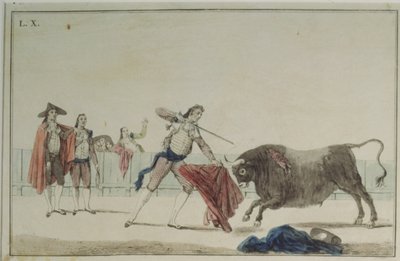 Suerte de Matar (Härkätaistelujen vaihe) tekijältä Antonio Carnicero