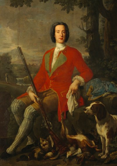 William Howard, varakreivi Andover, n. 1735 (öljy kankaalle) tekijältä Antonio David