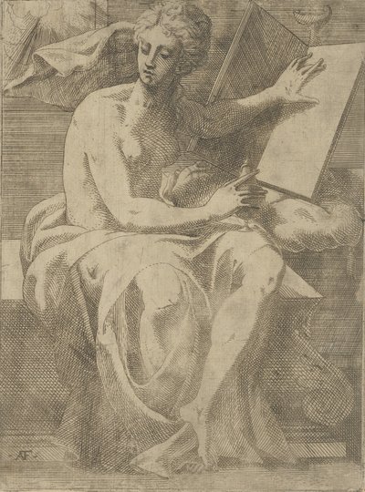 Sibylla, 1540-45. tekijältä Antonio Fantuzzi