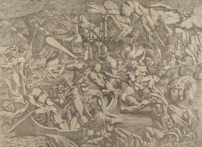 Naupliuksen kosto, 1540-45. tekijältä Antonio Fantuzzi
