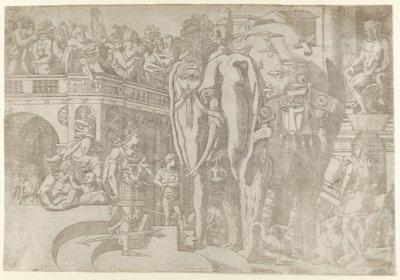 Kuninkaallinen norsu, 1542-45. tekijältä Antonio Fantuzzi