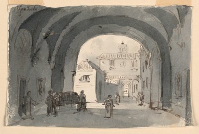 Lavastus, Brescian sairaala tekijältä Antonio Giuseppe Basoli