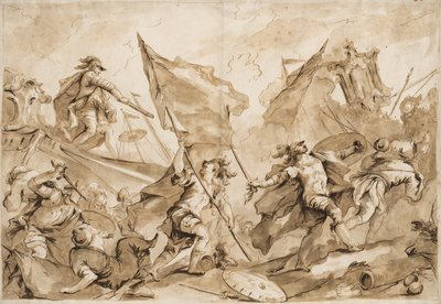 Jacopo Marcello ohjaa Gallipolin hyökkäystä tekijältä Antonio Guardi