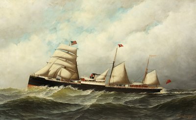Höyrylaiva "Cornwall" tekijältä Antonio Jacobsen