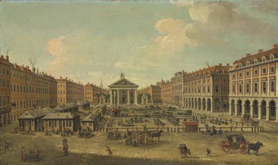 Neljä näkymää Lontooseen: Covent Garden tekijältä Antonio Joli
