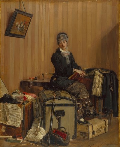 Tullitoimipaikassa. 1877 tekijältä Antonio Mancini