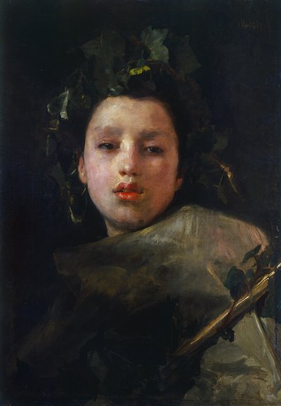 Bacchus poikana tekijältä Antonio Mancini