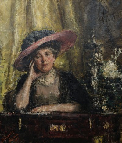 Lady Phillips, 1909. tekijältä Antonio Mancini