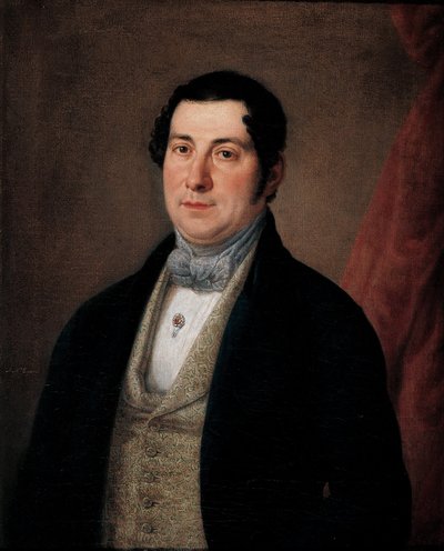 Muotokuva herrasmiehestä tekijältä Antonio María Esquivel