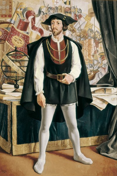 Portugalilaisen Johannes II:n muotokuva tekijältä Antonio Menendez