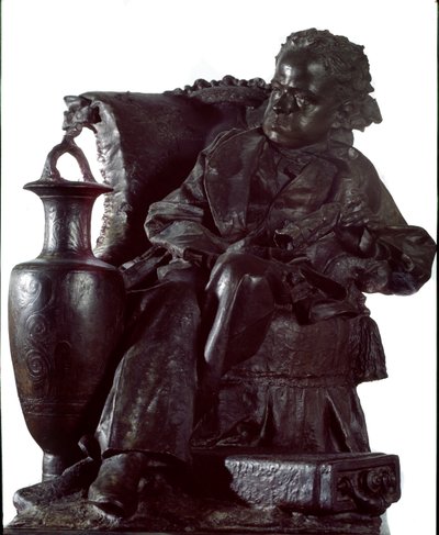 Prinssi Oddonen muistomerkki Eugenio Maria di Savoia (1846-1866) (Montferratin herttuan prinssi Oddonen muistomerkki) Antonio Orazio Quinzion (1856-1928) pronssiveistos 1891 Dim 91x61x95 cm Genes, Galleria Moderna 41x61x95 cm tekijältä Antonio Orazio Quinzio