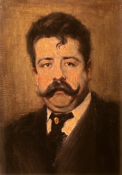 Ruggiero Leoncavallon muotokuva tekijältä Antonio Pasinetti