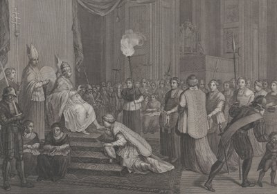 Paavi Pius VI:n kruunaus, 1801. tekijältä Antonio Poggioli
