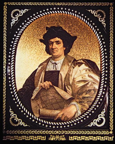 Christopher Columbus (mosaiikki) tekijältä Antonio Salviati