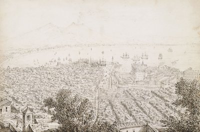 Panoraamanäkymä Napoliin tekijältä Antonio Senape