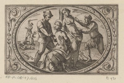 H. Licidia teoksessa H. Margarita Romeinse martelaressen (sarjan nimi) Imagini di moltes vergini Rom marttyyrikuolemassa (sarjan nimi) tekijältä Antonio Tempesta