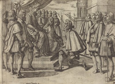 Espanjan herttua ennen Itävallan Margaretta [verso] tekijältä Antonio Tempesta