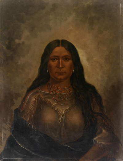 Chan-ku-wash-te-mine Good Road Woman, n. 1887. tekijältä Antonio Zeno Shindler