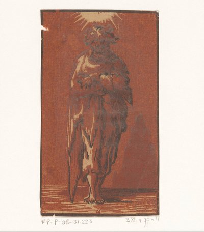 Pyhä Juudas Taddeus Kristus ja kaksitoista apostolia (sarjan nimi) tekijältä Antonio da Trento (attributed to)
