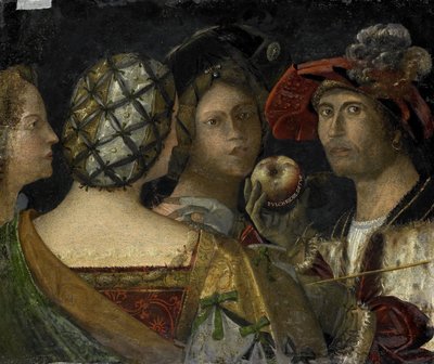 Pariisin tuomio tekijältä Antonio da Vendri (attributed to)